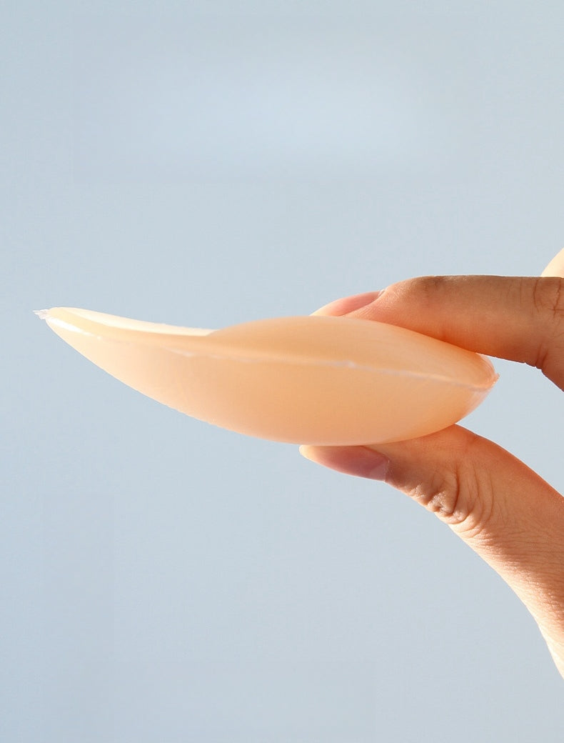 Thin on Top Thick on Bottom Silicone Push-Up Inserts