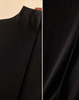 Mock Neck A-Line Dress