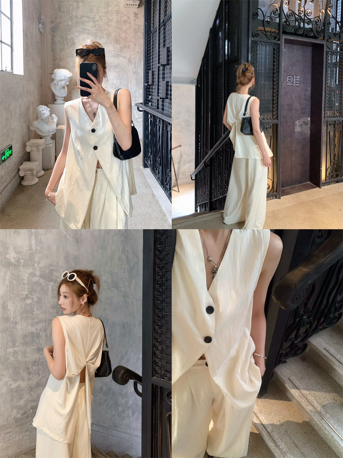 Minimalist Old Money Style Loose Vest