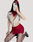 Flight Attendant-Inspired Sexy Costume