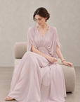 V-Neck Batwing Maxi Dress