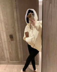Fleece-Lined Thickened Hoodie
