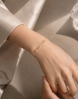 Rhinestone Pig Nose Bracelet