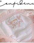 Japanese Lolita Flounces Cotton Underwear (2 Pieces)