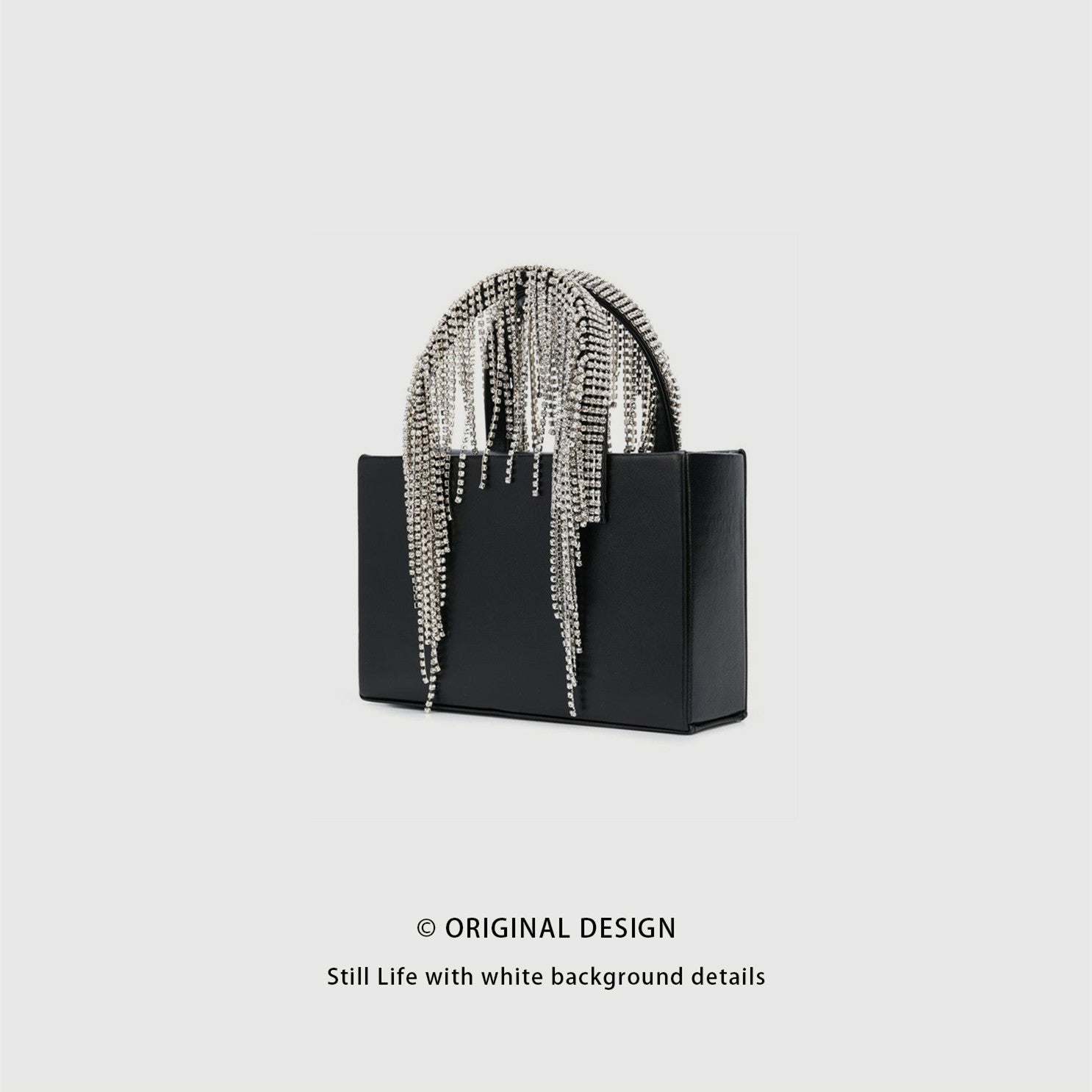 KARA MIDI FRINGE Crystal Tassel Bag