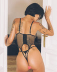 Mesh Sheer Push-Up Bodysuit