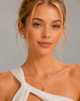 Mother-of-Pearl Clover Stud Earrings