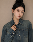 Vintage Washed Denim Dress
