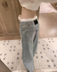 AW Rhinestone Curved Blade Pants (with Waist Chain)