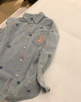 Spring New 3D Embroidery Denim Jacket