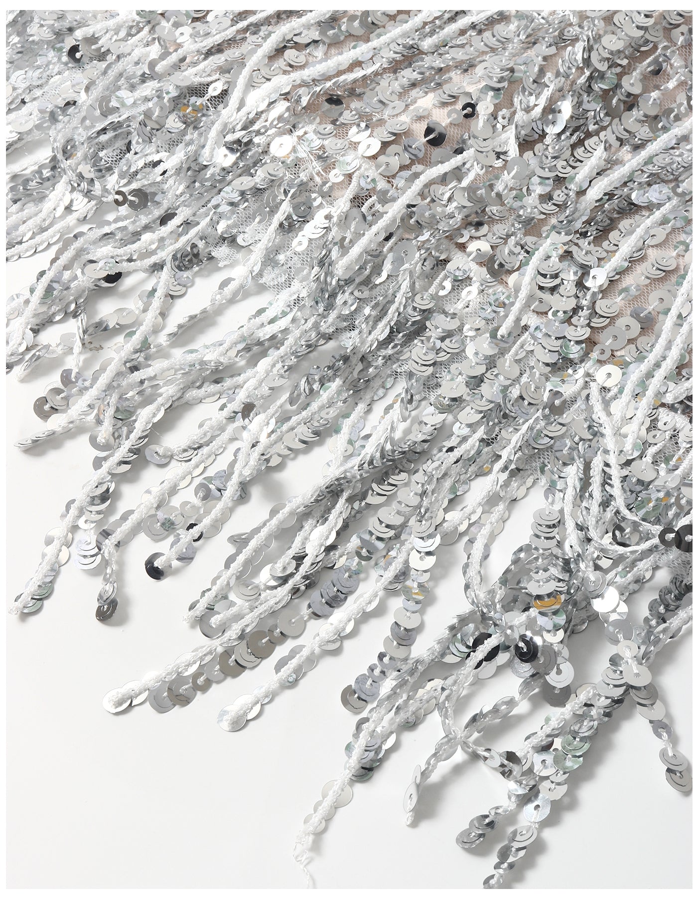 Deluxe Sequin Fringe Skirt
