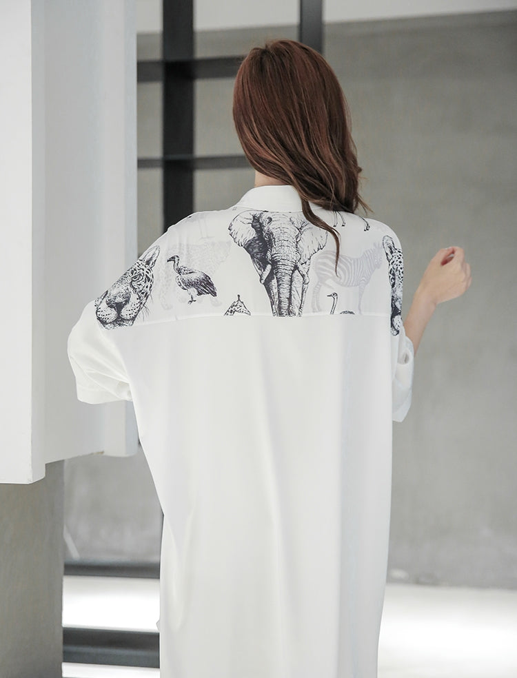 Silky Soft Boyfriend Shirt Nightdress