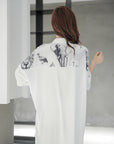 Silky Soft Boyfriend Shirt Nightdress