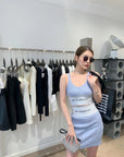 Vest Hip Skirt Suit