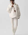 Sherpa Collar Mid-Length Coat