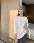 350g Fleece-Lined Thickened Korean-Style Loose Base Layer