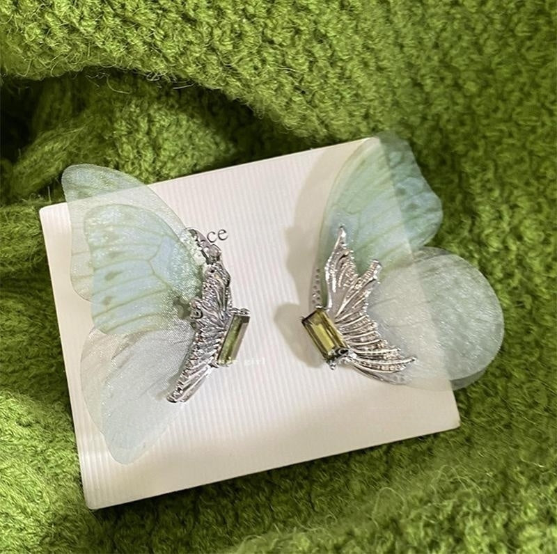 INS Style Forest-themed Butterfly Earrings