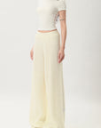 Waffle Knit ALO Wide-Leg Pants