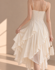 Lace-Trim V-Neck Cami Dress