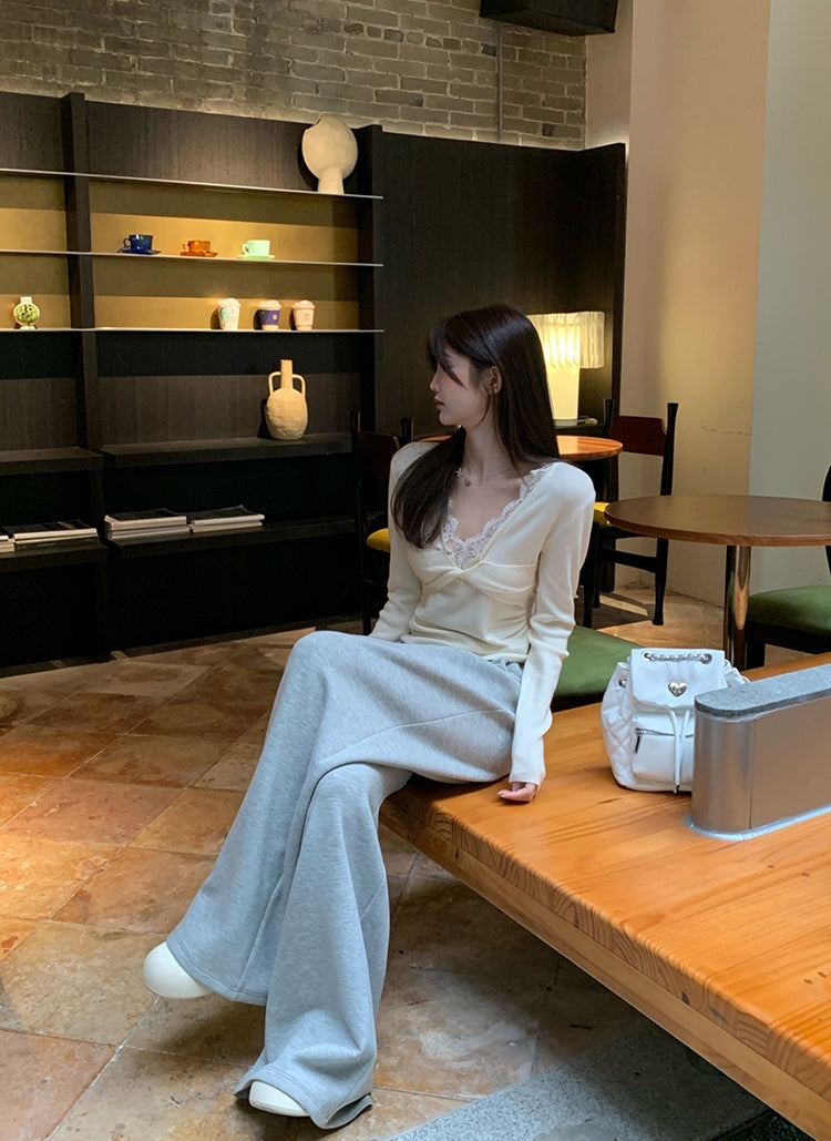 Ultra-Warm Thickened Wide-Leg Pants