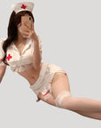 Pure Desire Nurse Lingerie Set with Stockings