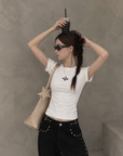 Classic fitted cotton tee