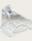 Double Bow Embroidered Mesh Low-Waist Pantie