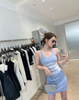 Vest Hip Skirt Suit