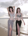 Luxurious Multi-Piece Diamond Bikini Set