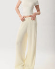 Waffle Knit ALO Wide-Leg Pants