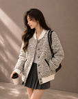 Inspired Quilted Baseball Jacket