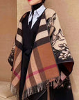 Double-Sided Cashmere Oversized Scarf Shawl