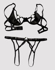 Removable-Free Underwire Push-Up Lingerie Set