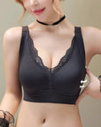 Deep V Lace Shaping Bra (No Panties)