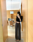 Ultra-Comfort Cuprammonium Wide-Leg Pants