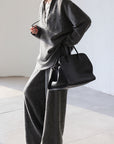 Relaxed Wool Set in Premium Grey