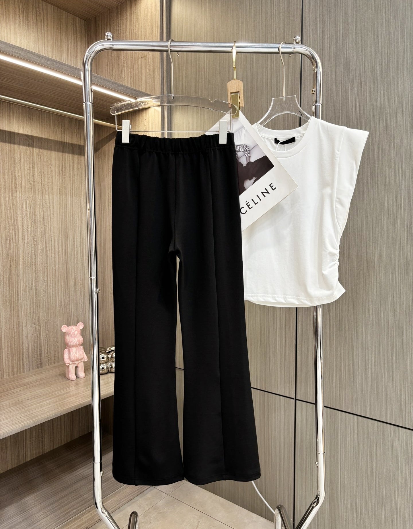 Annual Favorite Upgraded Side-Slit Black Pants