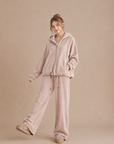 Korean-Style Double-Sided Fleece Lounge Set