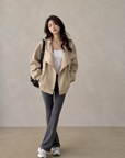 380G Double-Sided Air Layer Oversized Jacket