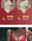 Red Wire-Free Bra Set
