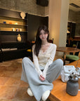 Ultra-Warm Thickened Wide-Leg Pants