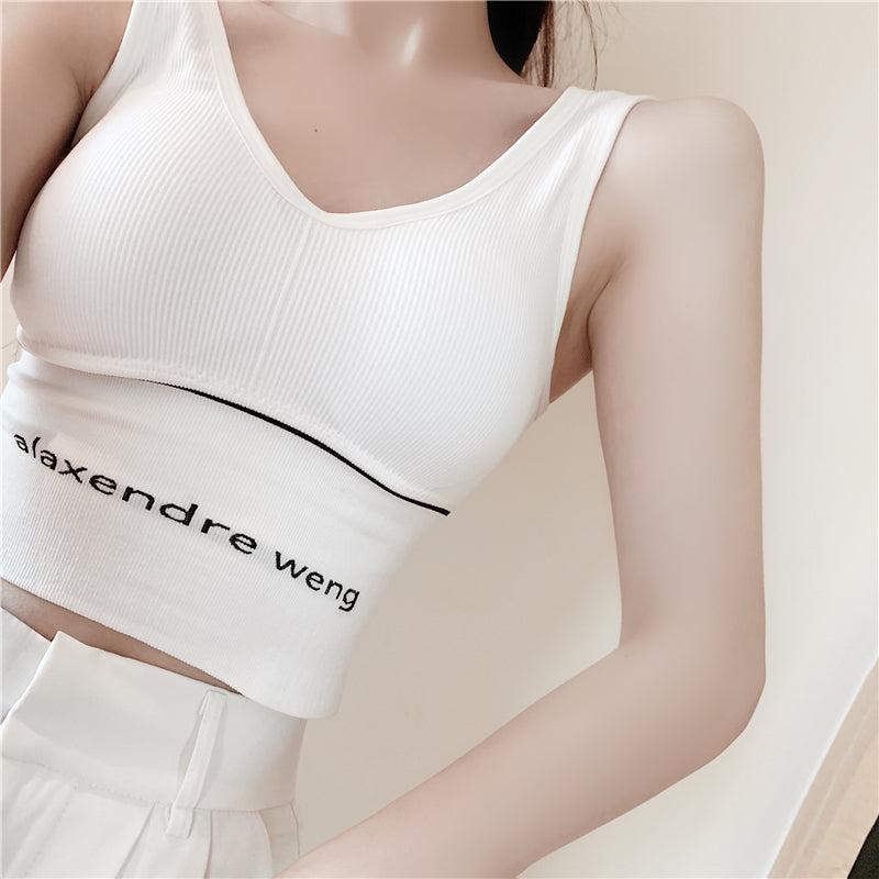 U-Back Base Vest with letters