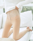 Fleece-lined Thick Waist Shaping Leggings