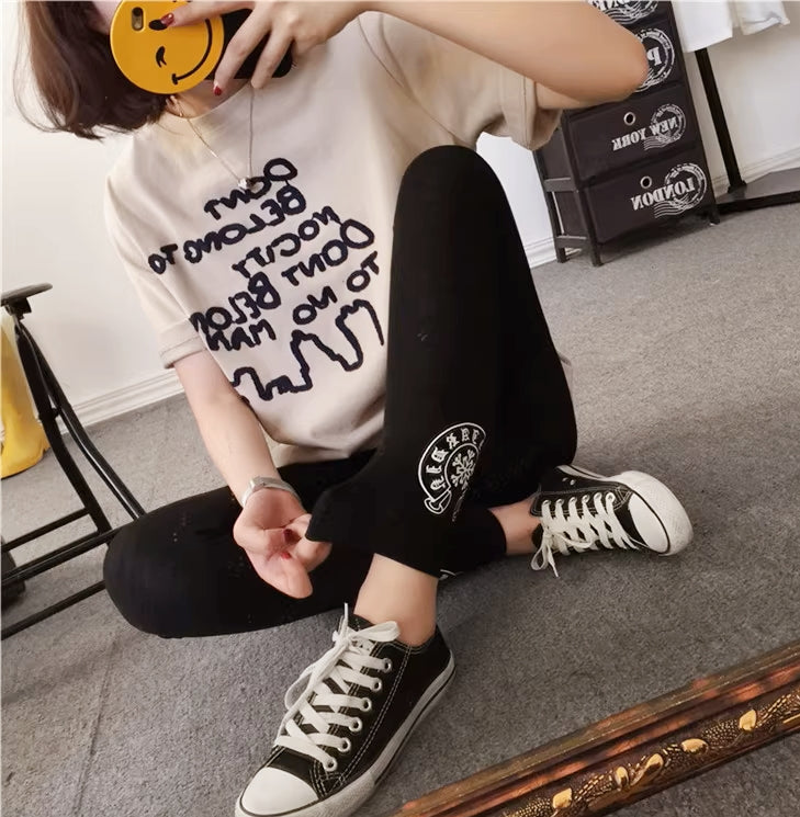 Classic Return Chrome Heart Leggings