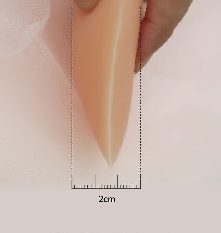 Thin on Top Thick on Bottom Silicone Push-Up Inserts