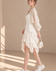 Lace-Trim V-Neck Cami Dress