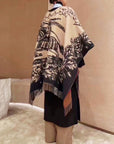 Double-Sided Cashmere Oversized Scarf Shawl