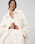 Sherpa Collar Mid-Length Coat