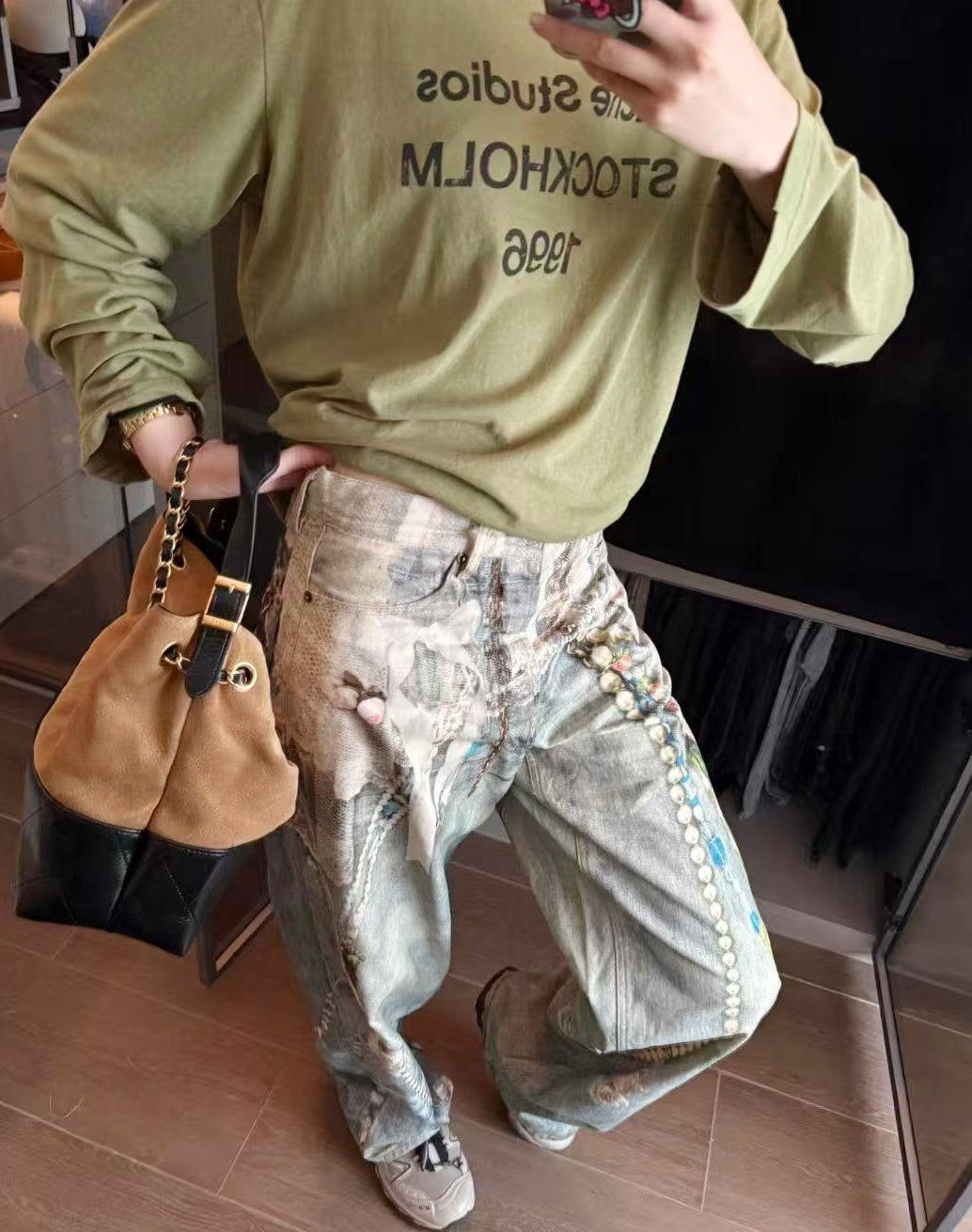 Streetwear ACN* Straight-Leg Jeans