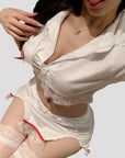 Pure Desire Nurse Lingerie Set with Stockings